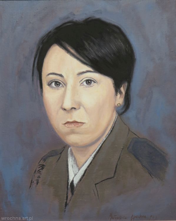 Portrety smoleńskie: mł. chor. Agnieszka Pogródka-Węcławek, funkcjonariuszka Biura Ochrony Rz±du wchodz±ca w skład załogi samolotu jako stewardesa