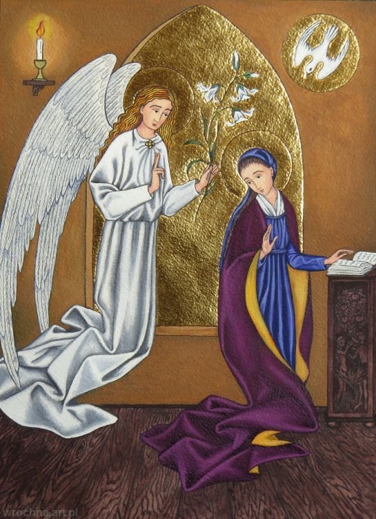 Zwiastowanie Maryi., I tajemnica radosna