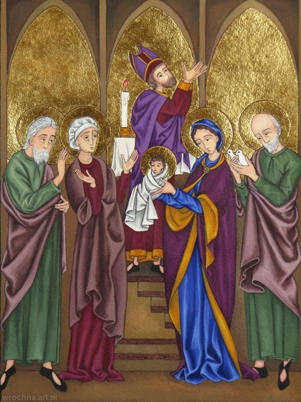 Ofiarowanie Pana Jezusa w świątyni., IV tajemnica radosna