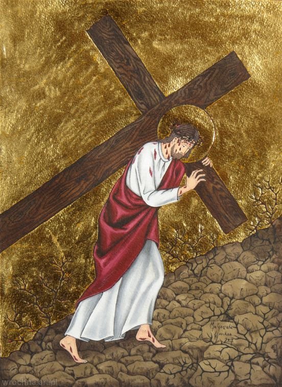 Dźwiganie krzyża., IV tajemnica bolesna