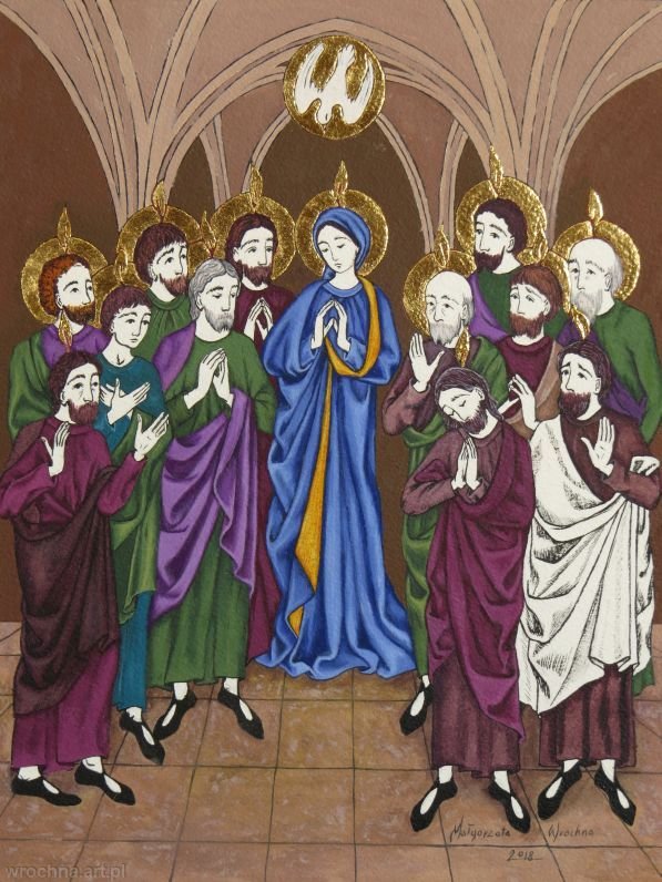 Zesłanie Ducha Świętego., III tajemnica chwalebna