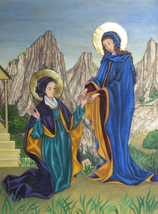 Nawiedzenie św. Elżbiety., II tajemnica radosna