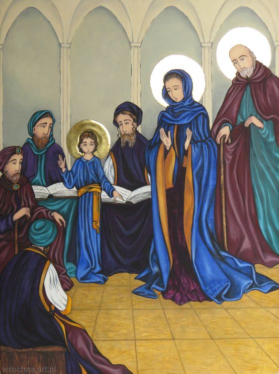 Odnalezienie Pana Jezusa w świątyni., V tajemnica radosna