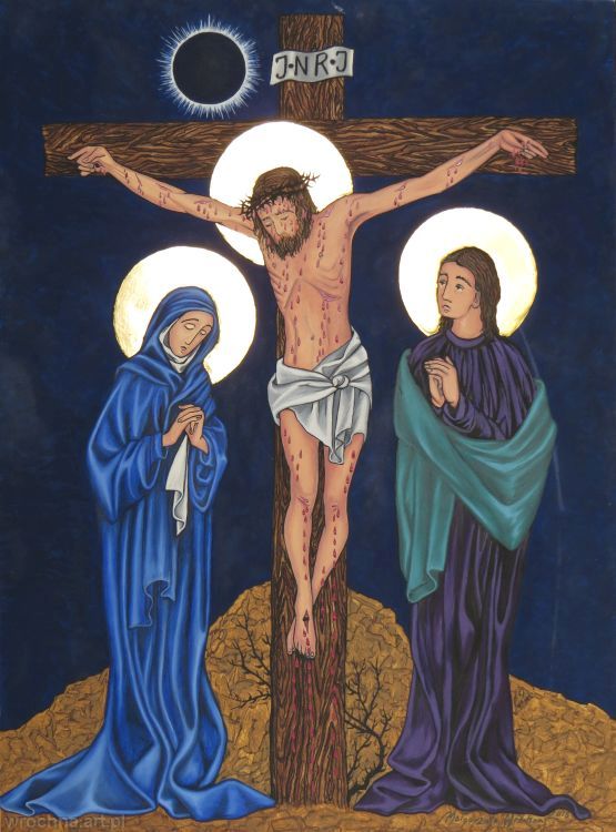 Śmierć Pana Jezusa na krzyżu., V tajemnica bolesna