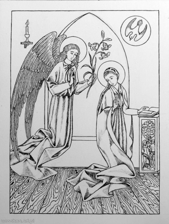 Zwiastowanie Maryi., I tajemnica radosna