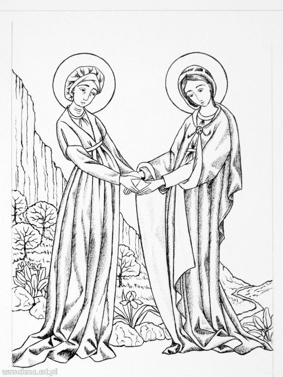 Nawiedzenie św. Elżbiety., II tajemnica radosna