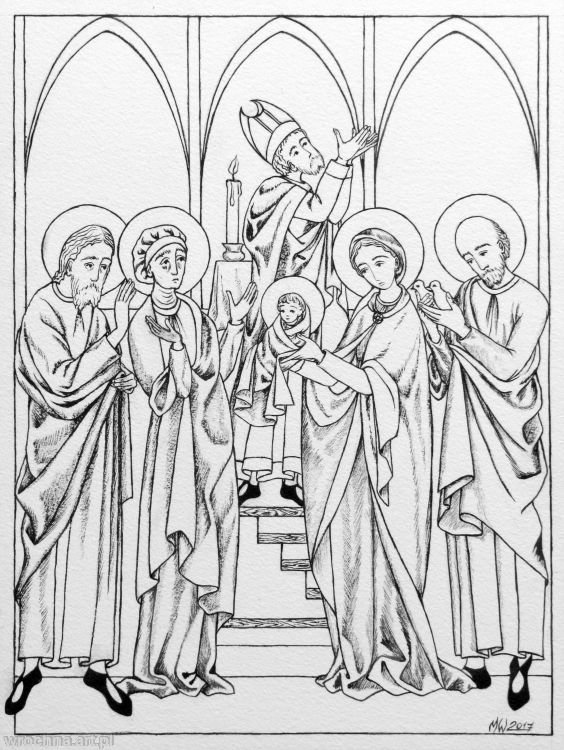 Ofiarowanie Pana Jezusa w świątyni., IV tajemnica radosna