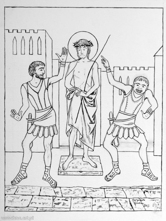 Cierniem ukoronowanie., III tajemnica bolesna