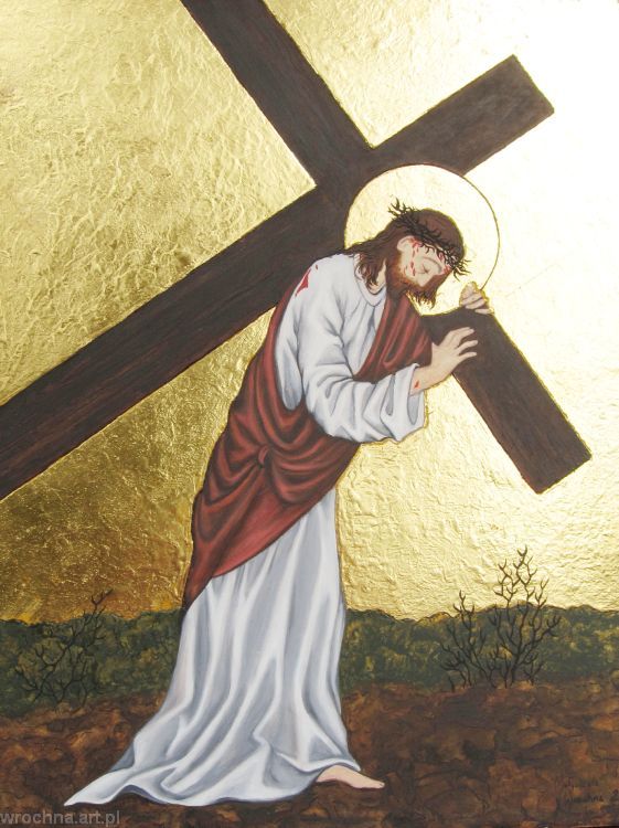II, Pan Jezus bierze krzyż na ramiona swoje.