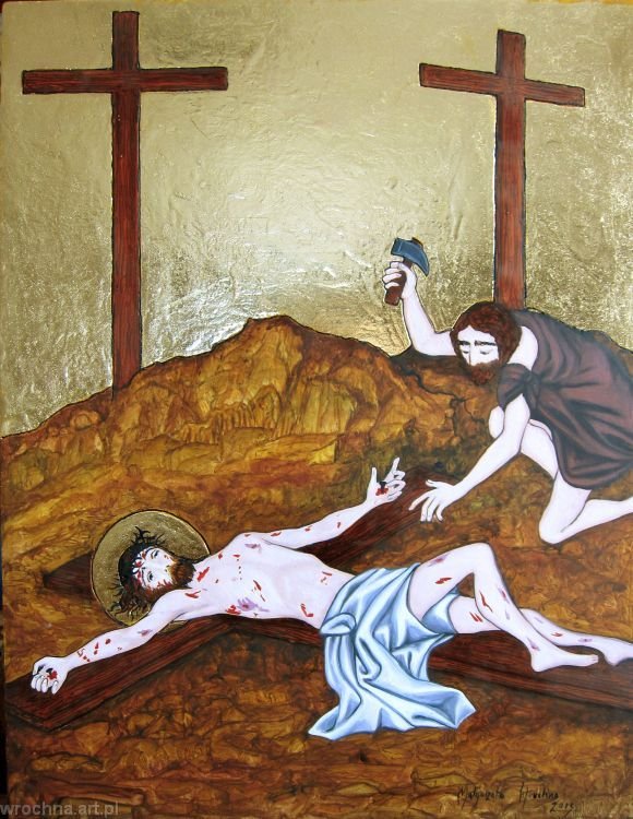 XI, Pan Jezus przybity do krzyża.