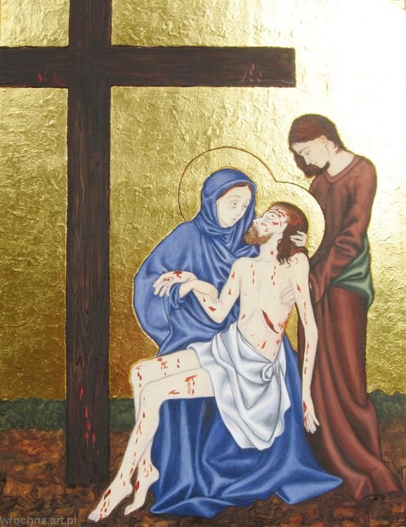 XIII, Pan Jezus zdjęty z krzyża.