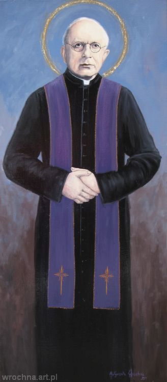 Bł. ks. Michał Sopoćko, Olej na płótnie.