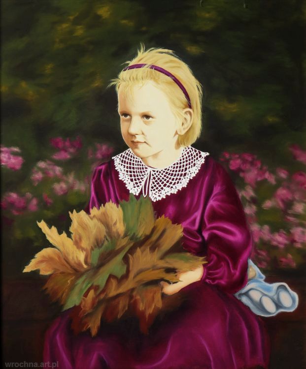 Ania, Olej na płótnie, 46 x 55 cm.