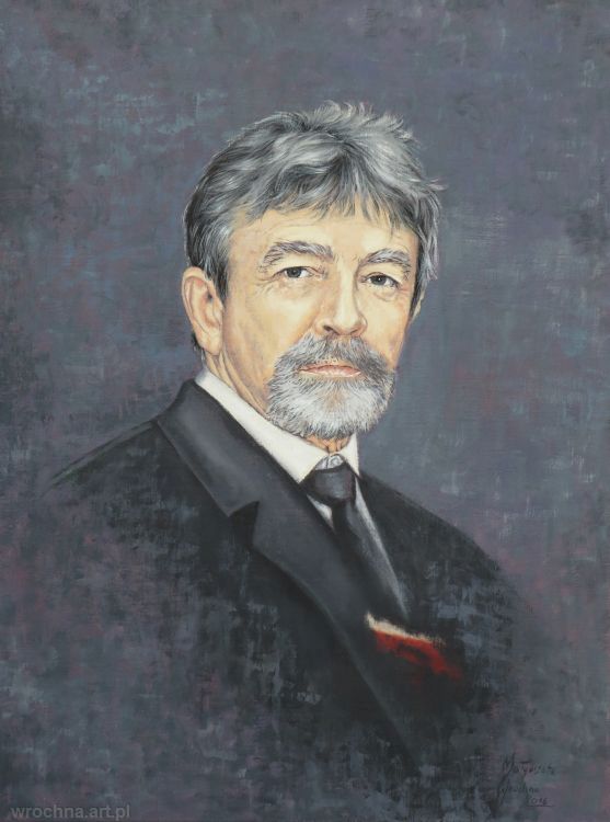 Portret płk. Ryszarda Kuklińskiego, Olej na płótnie lnianym, 46 x 61 cm.