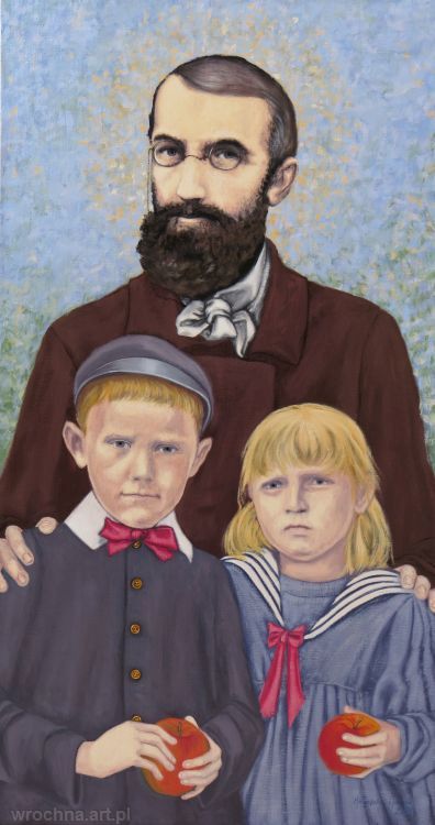 Bł. ks. Edmund Bojanowski, Olej na płótnie.