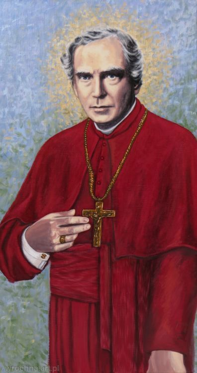 Św. bp. Zygmunt Szczęsny Feliński, Olej na płótnie.