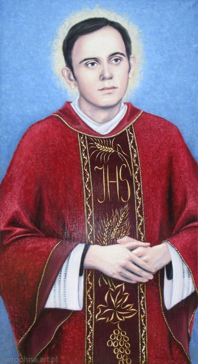 Bł. ks. Jerzy Popiełuszko, Olej na płótnie.