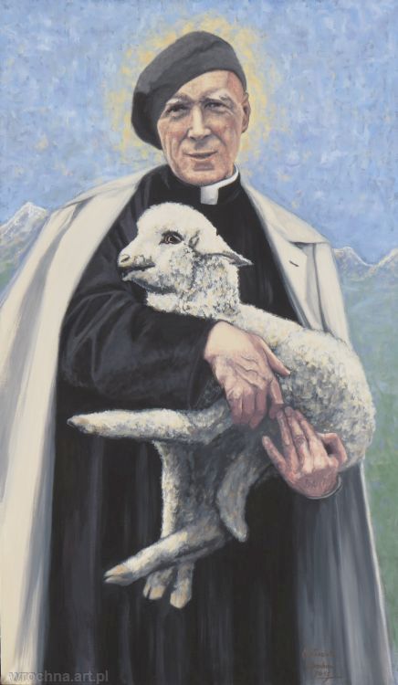 Sługa boży, kardynał Stefan Wyszyński, Olej na płótnie.